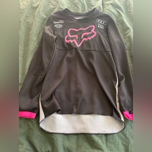 Fox 180 YS Black and Gray Jersey